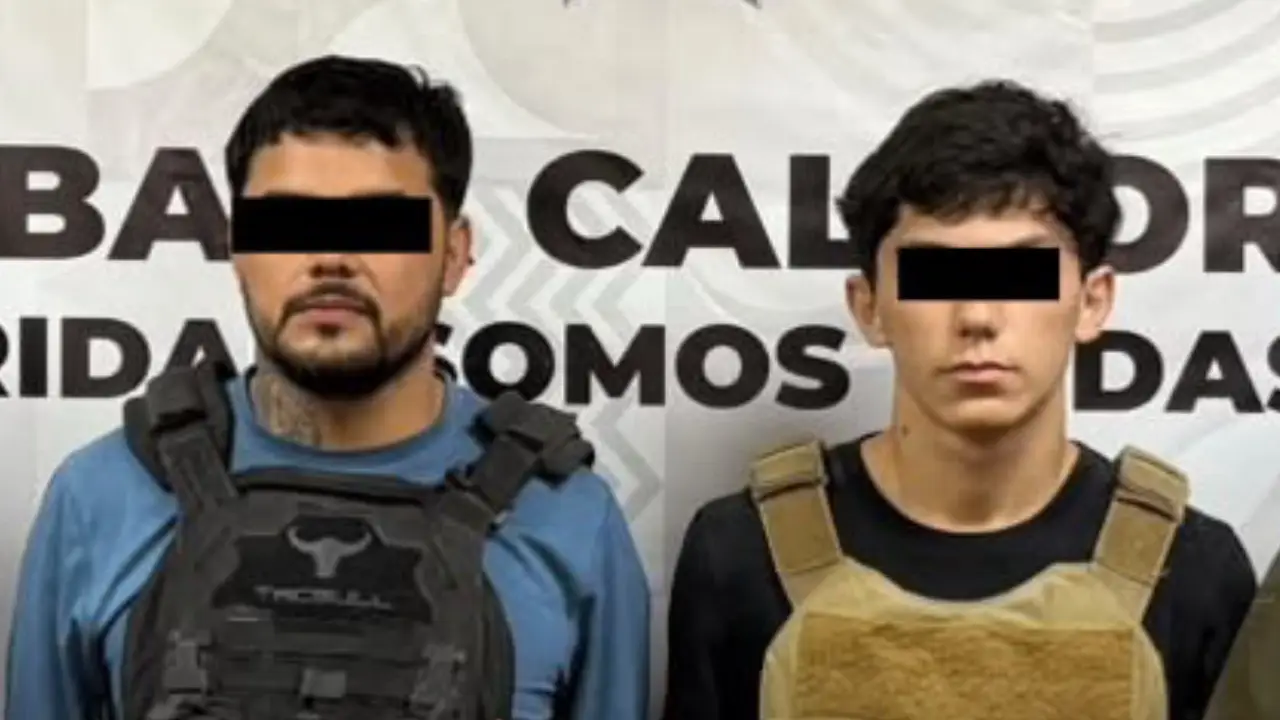 Detienen fuerzas de seguridad a dos hombres con armamento y droga en el Valle de Mexicali