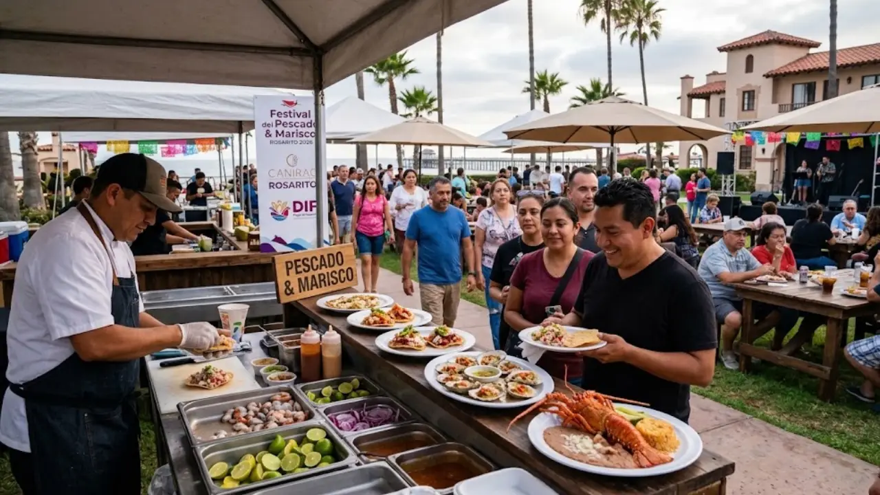 Promueven la gastronomía rosaritense con muestra culinaria de productos del mar